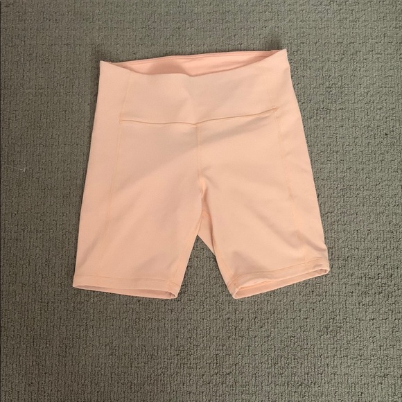 Peach Luluemon bike shorts! - Picture 2 of 6